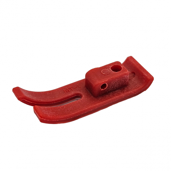 Düz Makine Sert Plastik Ayak Tabanı (Kırmızı) / MT-18B (Red)-B2782