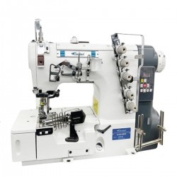 Broderi BD-500D-02 Bant Reçme Makinesi, Direct Drive, İğne Pozisyonlu, Kafadan Motorlu, Tabla ve Tekerlekli Ayak