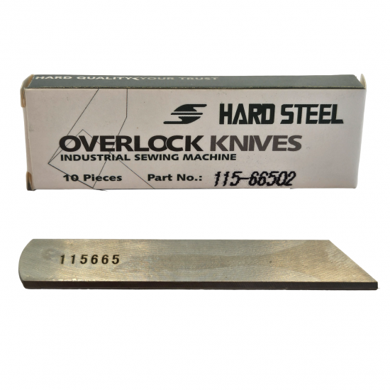 Juki Overlok 6700-6900 Alt Bıçak / 115-66502 10ADET-H806Y