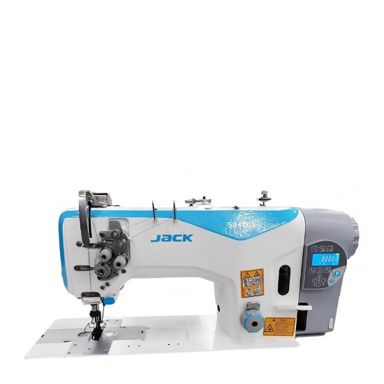 Jack JK-58420J-403E Çift İğne Makinesi Küçük Çağanozlu İplik Kesicili