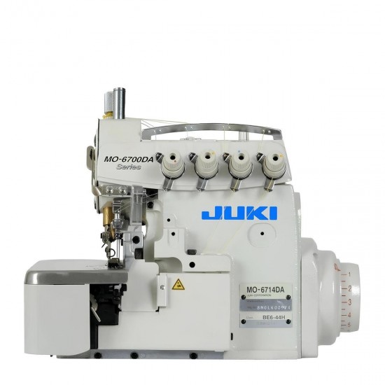 Juki MO-6714D Kafadan Motorlu 4 İplik Overlok Makinesi, Direct Drive, Sessiz Çalışma, Tabla ve Tekerlekli Ayak, 220v