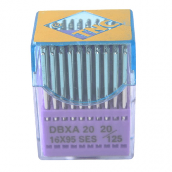 Düz Makine İnce Dip Dikiş İğnesi / DBXA20 (DBX1) SES 20/125 100ADET-TNC-DBX1 20 NO SESY