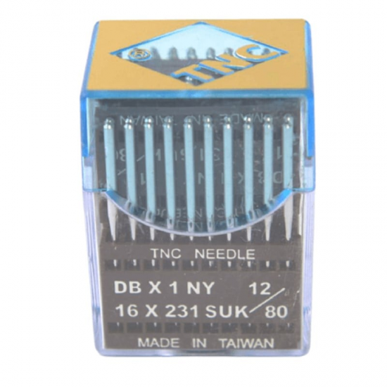 Düz Makine İnce Dip Dikiş İğnesi / DBX1 SUK 12/80 100ADET-TNC-DBX1 12 NO SUKY