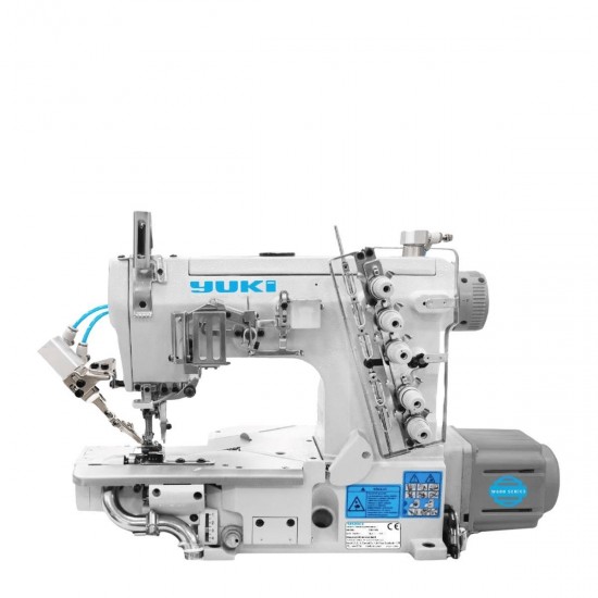 Yuki YK-AR600D-35ZD-7 Regulalı Reçme Makinesi, İplik Kesicili, Havalı, Direct Drive, Ayak Kaldırmalı, Kafadan Motorlu, Tabla ve Tekerlekli Ayak